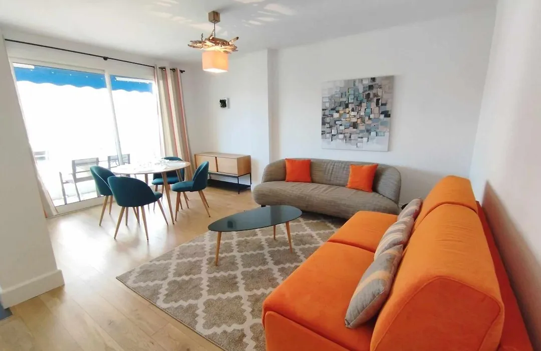 Cannes Pointe Croisette T2 plage 2min à pieds 46m2-1