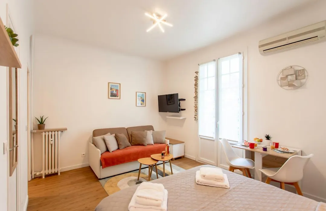 Studio Blvd Carnot 10 Min Palais Festivals - Balcony & Ac-1