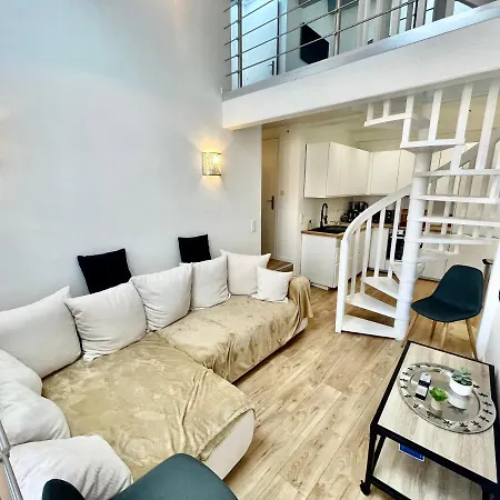 New loft 1 bedroom flat cannes croisette Palais des festivals-2