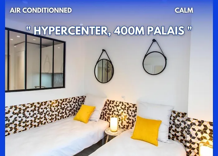 Le Forville : 400m Palais, Calme, Clim Cannes