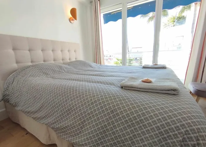 Cannes Pointe Croisette T2 plage 2min à pieds 46m2
