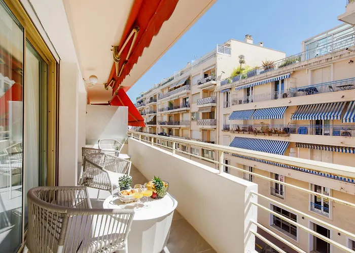 Premium 80Sqm Apartment Opposite Martinez, Steps From Congress Center Cannes