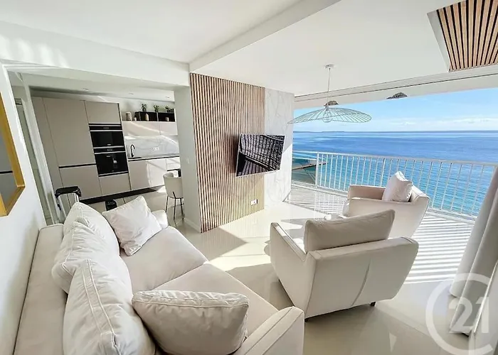 Vue mer exceptionnelle - Appartement Deluxe Cannes