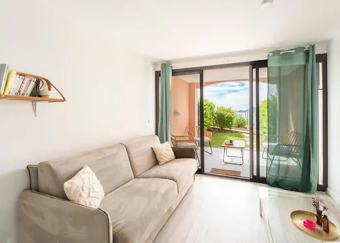 T2 Cosy vue mer - Piscine - Tennis - Cannes
