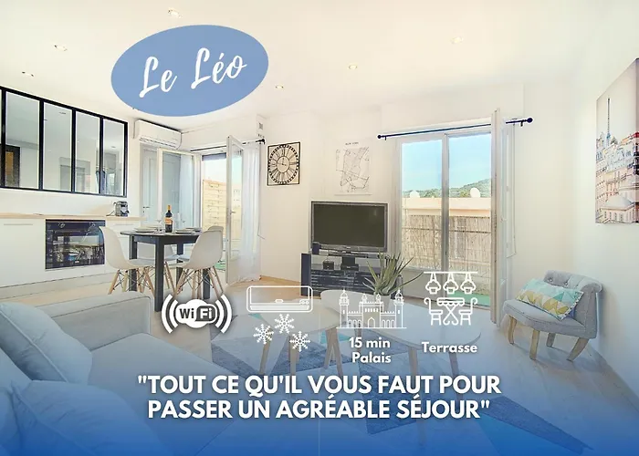 Le Max et Leo - 600m plage - Verrière côte d'Azur Cannes