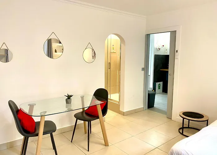 Grand Studio, Parking privé, Cuisine séparée Cannes