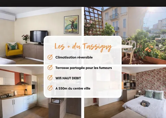 Le Tassigny #Central #Quiet #Air Conditioning #Wifi Cannes