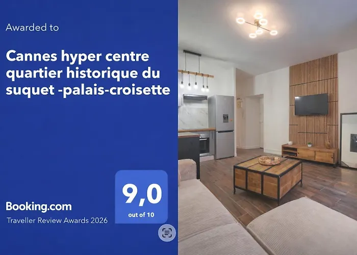 Cannes hyper centre quartier historique du suquet -palais-croisette