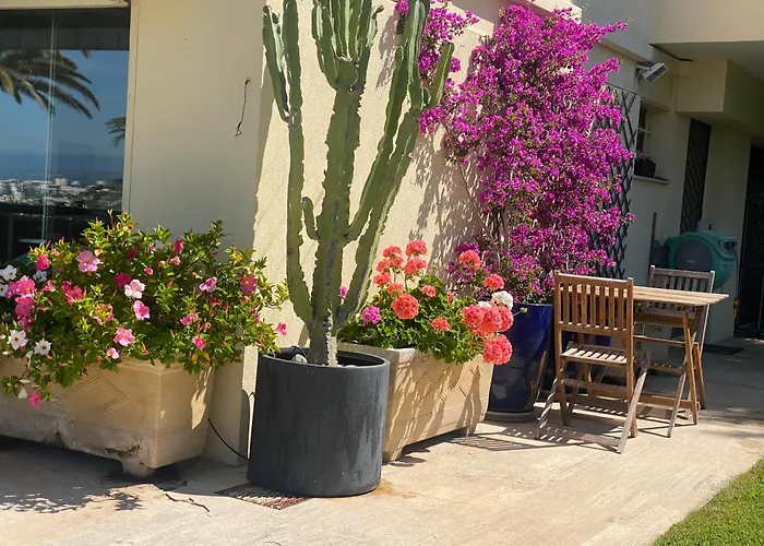 Appartement - villa Le Saint Georges avec superbe jardin et vue mer panoramique Cannes